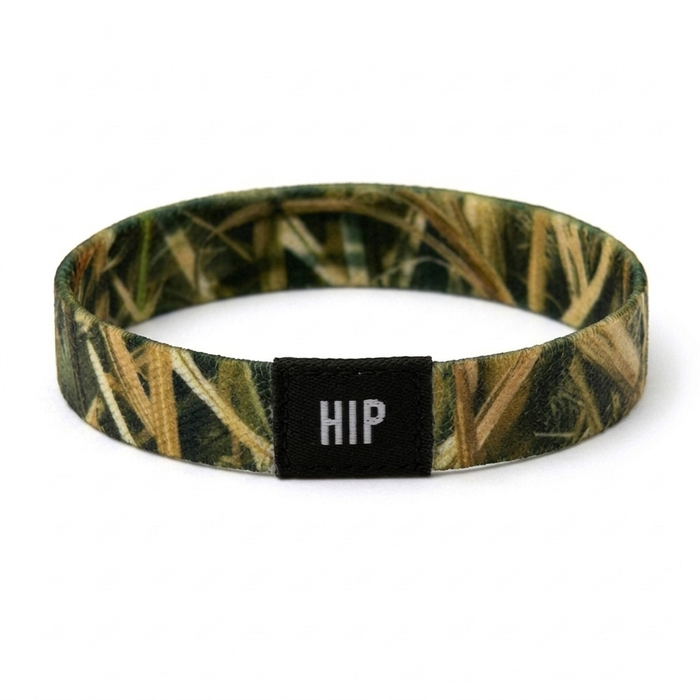 Tan Wetlands Hunting Camo Bracelet | Hair Tie | No-Crease | On The Hunt