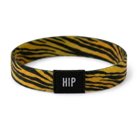 Orange Tiger Stripe Print Bracelet Hair Tie