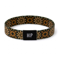 Brown & Black Bohemian Tribal Hair Tie Bracelet