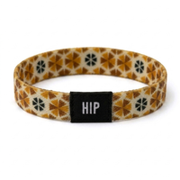 Ochre Gold Boho Geometric Hair Tie Bracelet