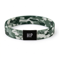 White Arctic Camo Print Bracelet Hair Tie