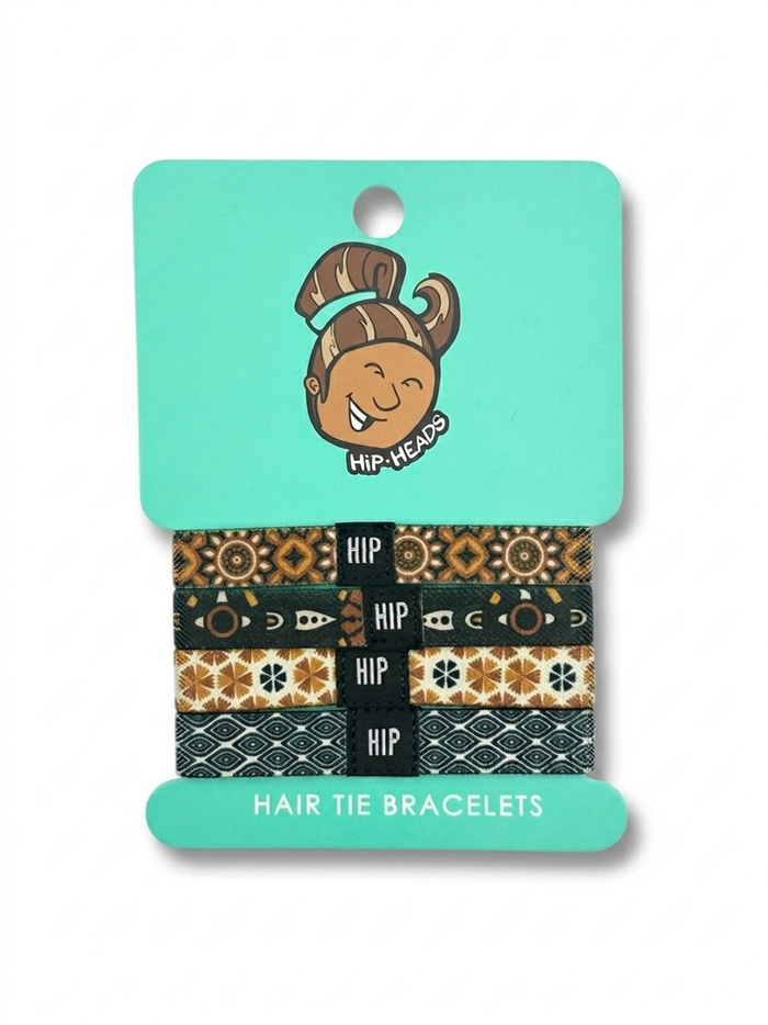 Tribal Geometric Hair Tie Bracelet