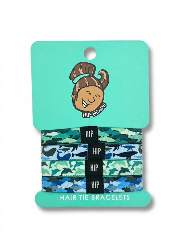 coastal marine 4 pack hair tie - Official NCAA