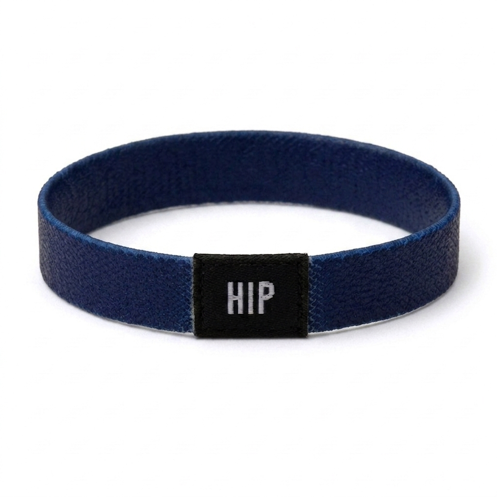 Navy Solid Neutral Bracelet Hair Tie