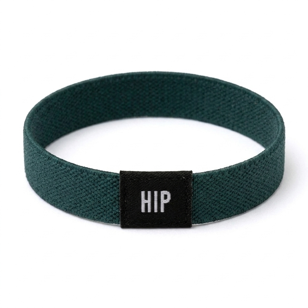 Charcoal Grey Solid Neutral Bracelet Hair Tie