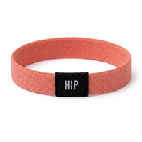 Pink Earth Tone Solid Neutral Bracelet Hair Tie
