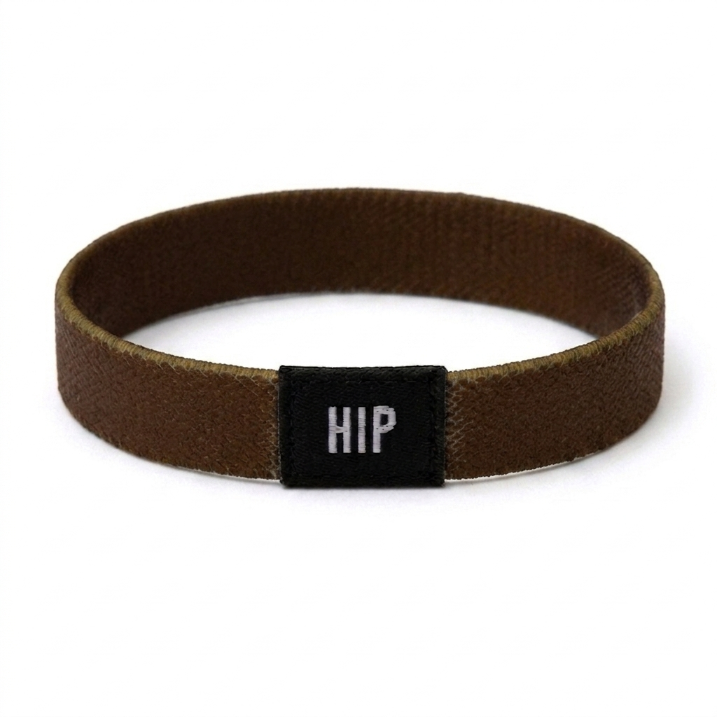 Brown Earth Tone Solid Neutral Bracelet Hair Tie