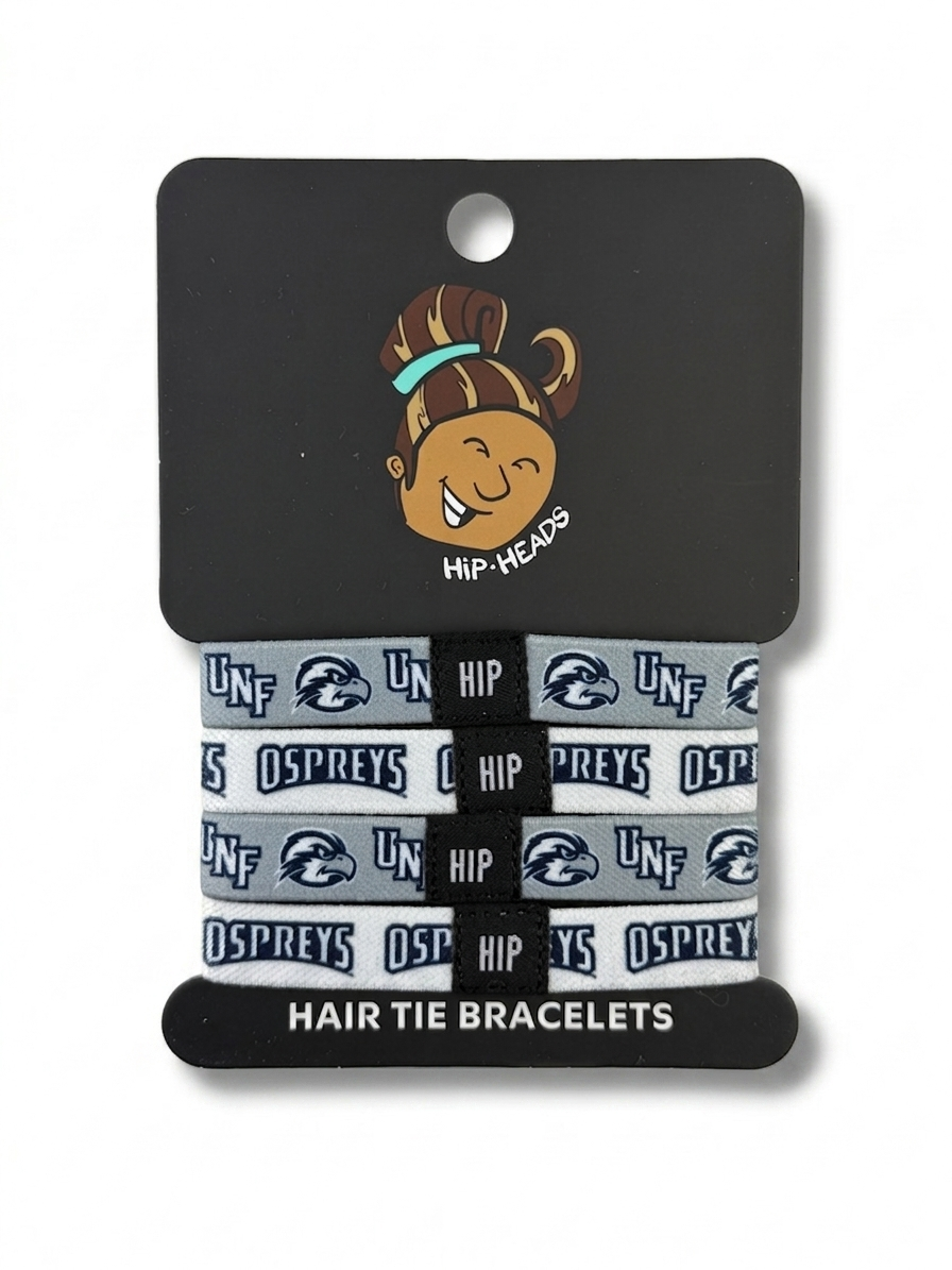 UNF Ospreys NCAA Set 4-Pack Bracelet Hair Ties