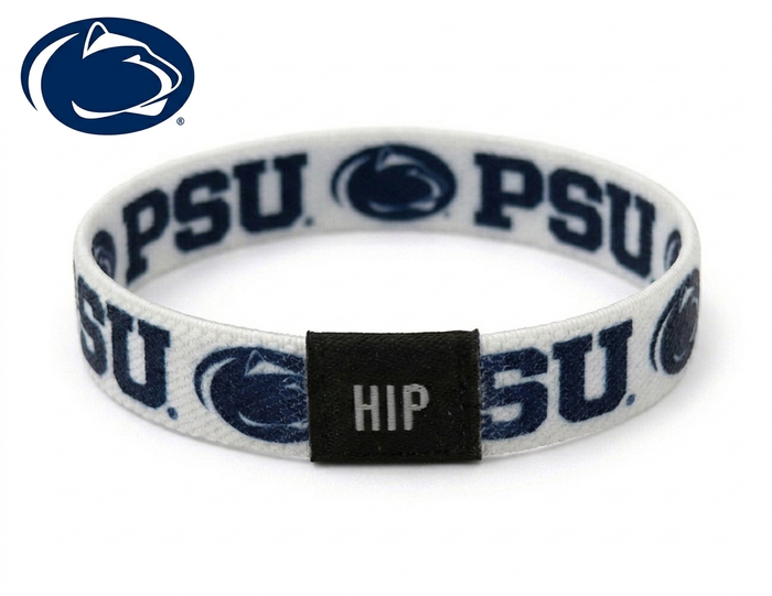Penn State Nittany Lions PSU White Bracelet | Hair Tie | Official NCAA Gameday Jewelry