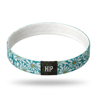 Blue Lazy Daisy Flowers Non-Slip Thin Headband