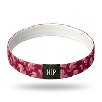 Pink Coastal Sea Horses Sea Life Non-Slip Thin Headband