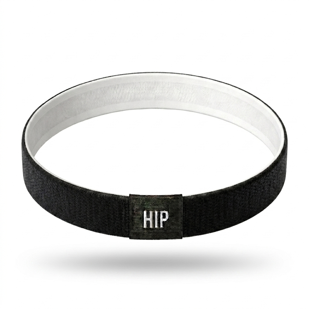 Black Stormy Skies Solid Thin Headband | Non-Slip | Solid Colors | Performance & Fashion Skinny Sport Headband