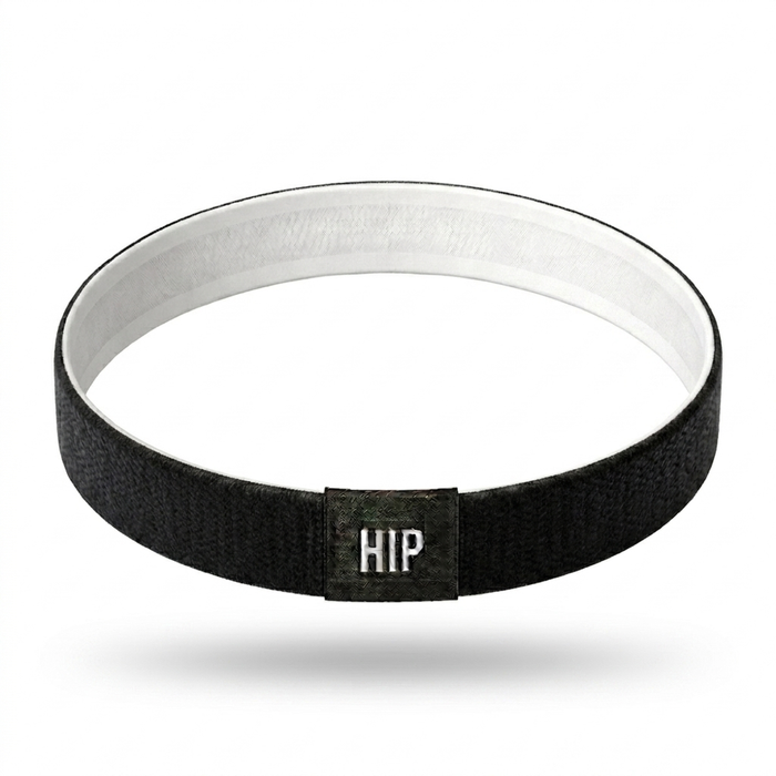 Black Stormy Skies Solid Thin Headband | Non-Slip | Solid Colors | Performance & Fashion Skinny Sport Headband