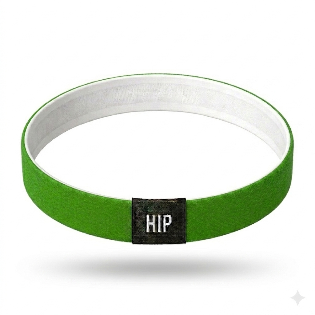 Green Neon Solid Neutral Non-Slip Thin Headband