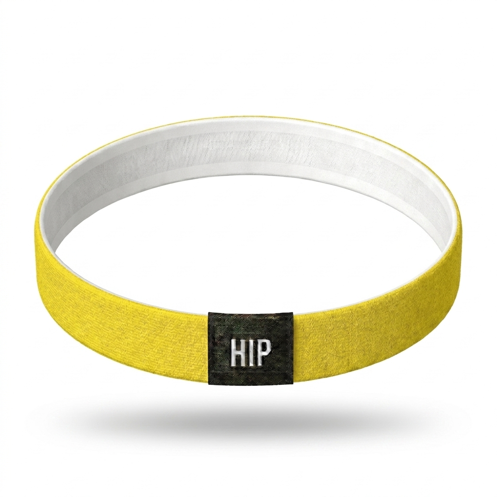 Yellow Fluorescents Solid Thin Headband | Non-Slip | Solid Colors | Performance & Fashion Skinny Sport Headband