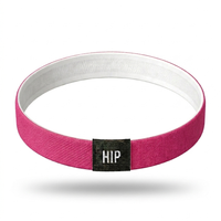 Pink Neon Solid Neutral Non-Slip Thin Headband