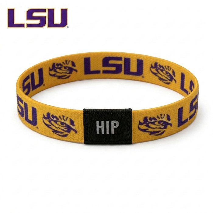 LSU Tigers Eye Yellow Bracelet | Hair Tie | Official NCAA Gameday Jewelry