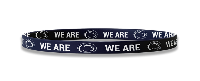Penn State Nittany Lions WE ARE Navy Non-Slip Thin Headband