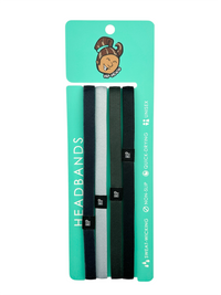 Solid Neutral Set 4-Pack Non-Slip Thin Headbands